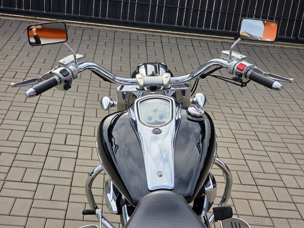 Yamaha XV 1900 Midnight Star, serviska, padací rám, brašny - 13