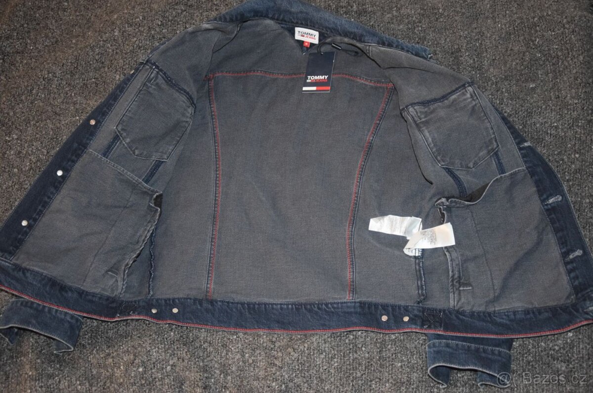 HILFIGER TOMMY Jeans - modrá, bunda ,velikost "M", NOVÁ - 13
