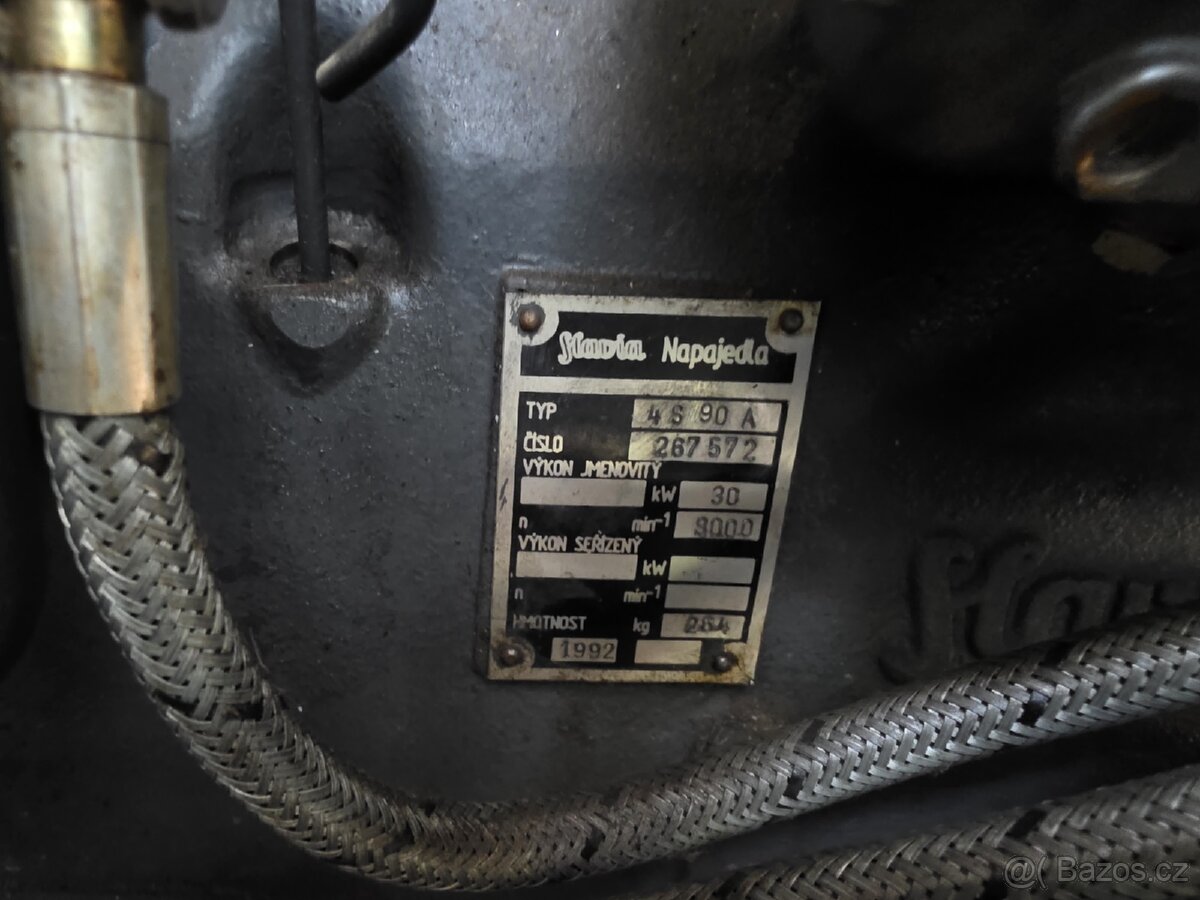 Prodám elektrocentrálu Slavia des 30a 30kw - 13