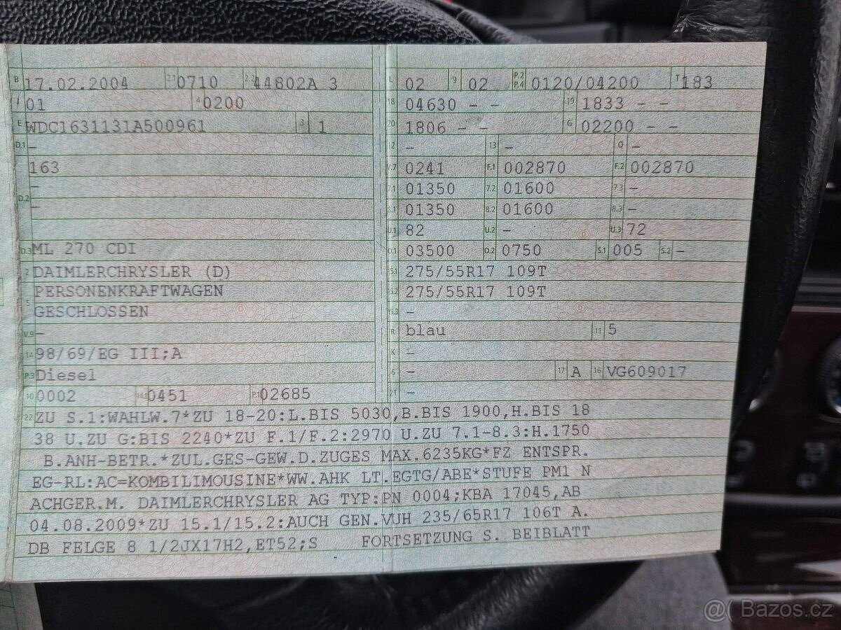 Mercedes-Benz ML 270 CDI w163 - 13