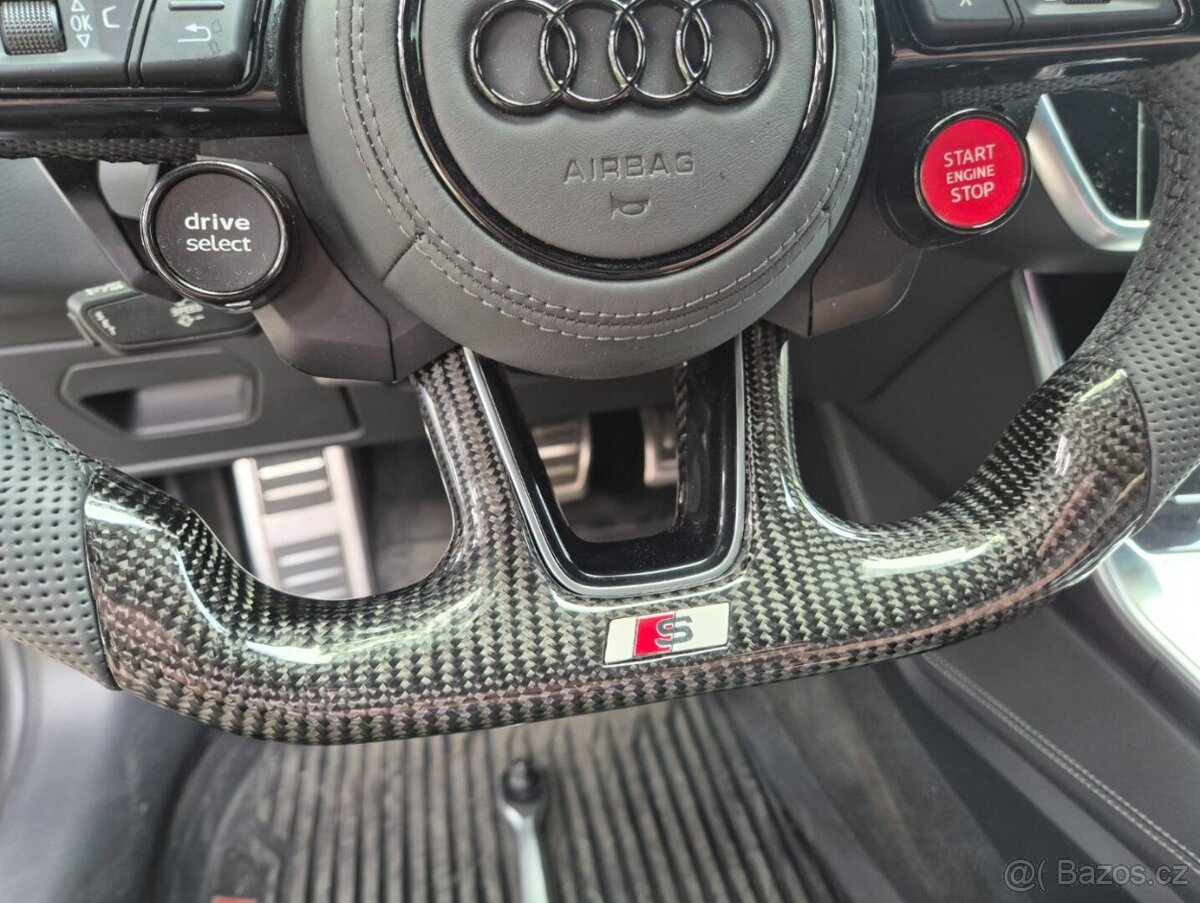KARBONOVY VOLANT AUDI so ŠTART/STOP DRIVE SELECT - 13
