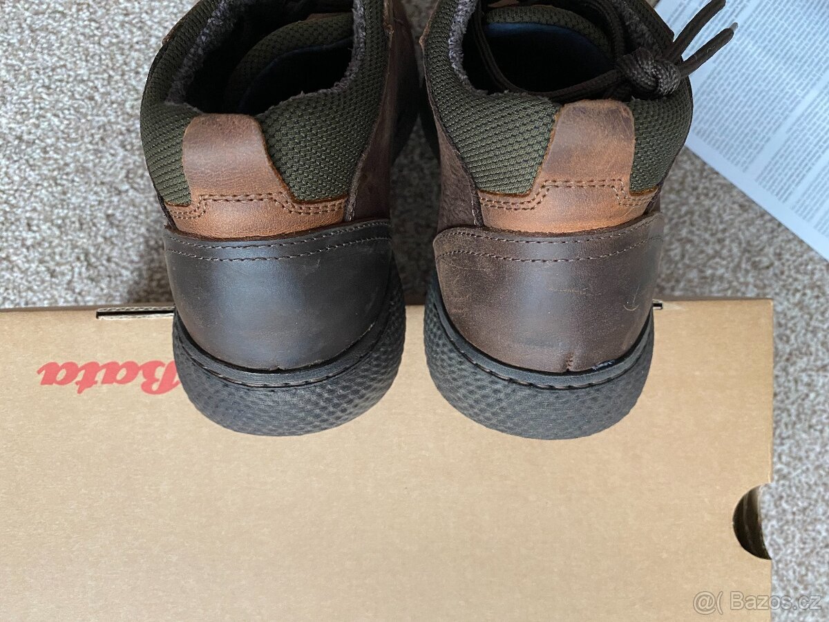 Nové pánské kožené boty Baťa se zateplením - č. 42 - 13