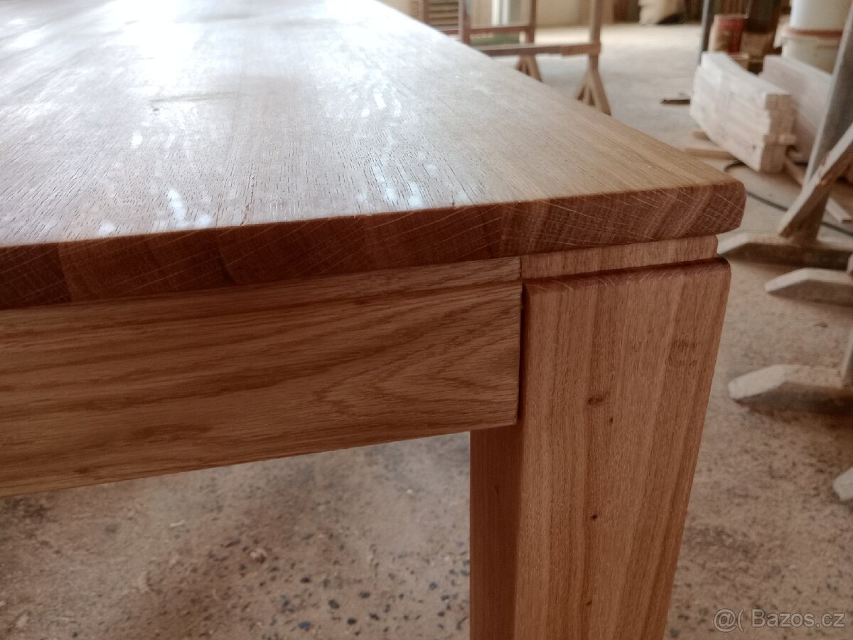Jídelní stůl dub masiv - 13