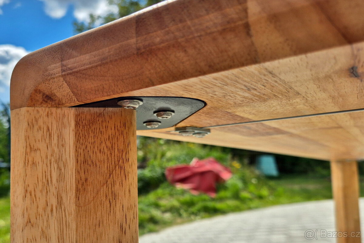 Dubový jídelní stůl 140x80 cm - 13