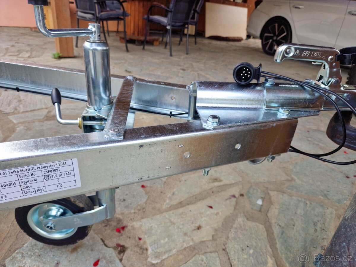 Přívěsný vozik AGA KIT EP-3-SKLOPNÝ /D-233,Š130cm - 13