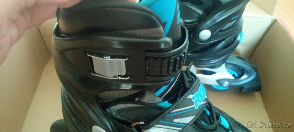 Nastavitelné kolečkové brusle Roces modré - 13