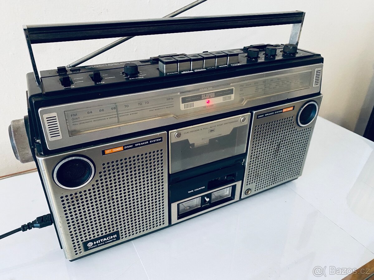 Radiomagnetofon/boombox Hitachi TRK 8170, 70.léta - 13