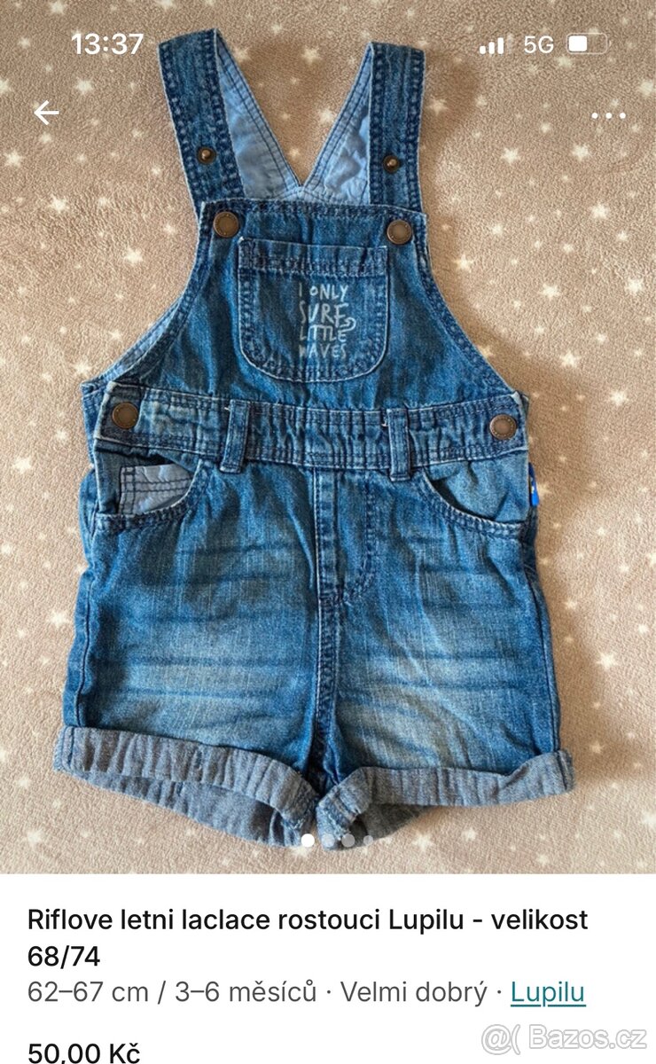 Hezke obleceni holka - velikost 74/80 - 13