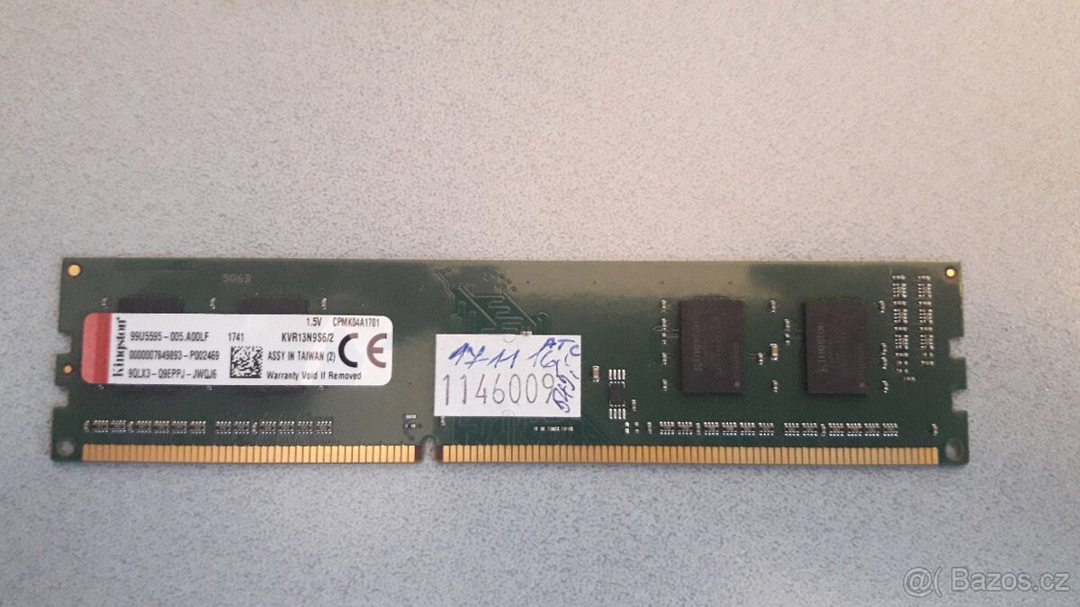 RAM 2x4GB ADATA 1600MHz a další DDR3, DDR2 - 13