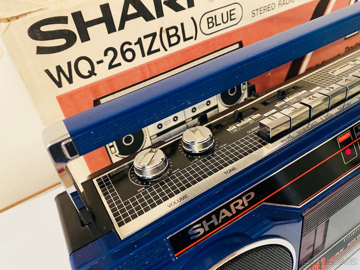 Radiomagnetofon/boombox Sharp WQ-261Z, rok 1985 - 13
