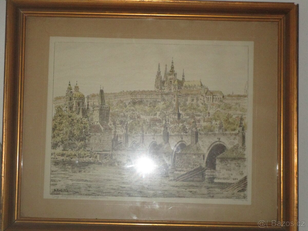 SBÍRKA OBRAZŮ-POZŮSTALOST-LEVNĚ - 13