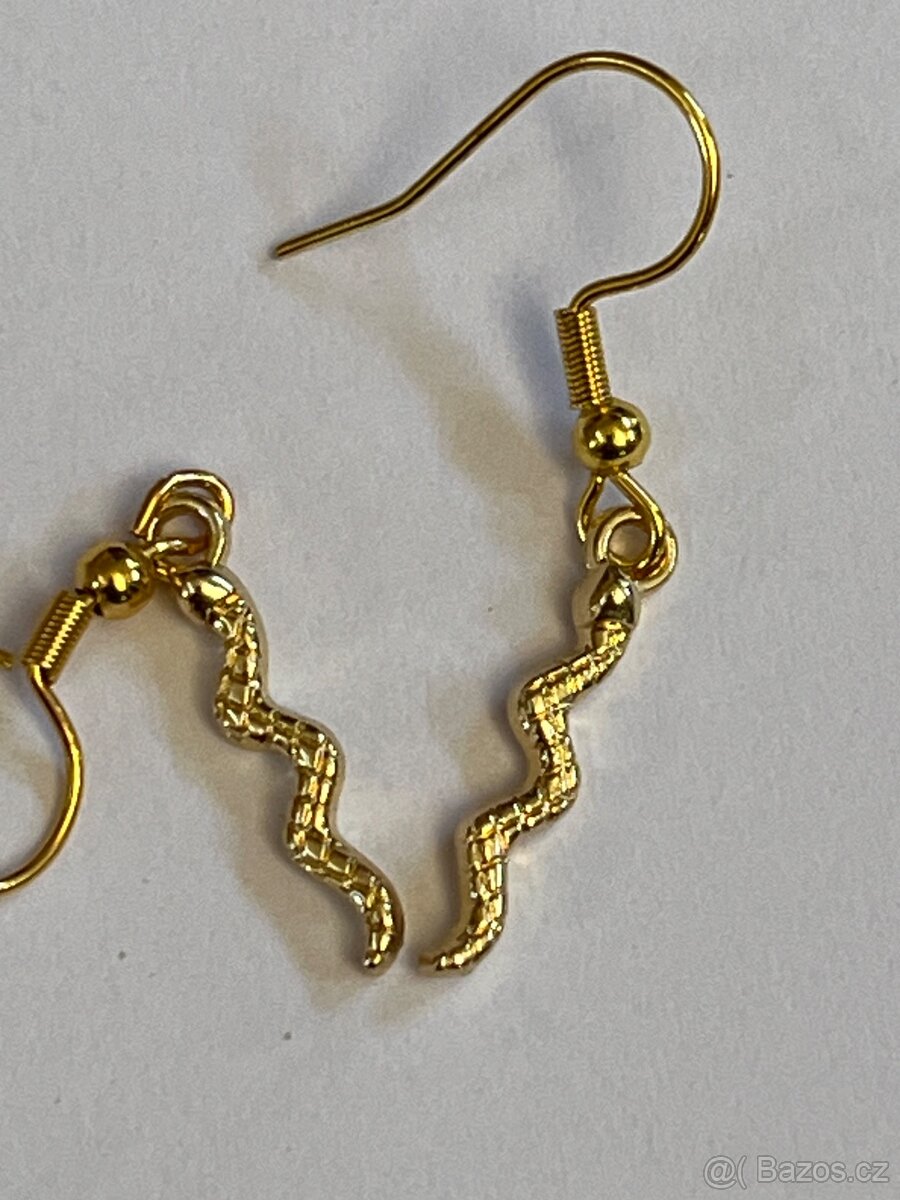 Naušnice ve zlaté barvě - 13