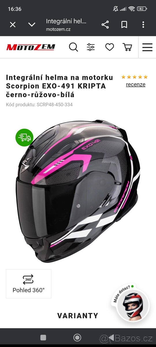 Integrální helma Scorpion - 13