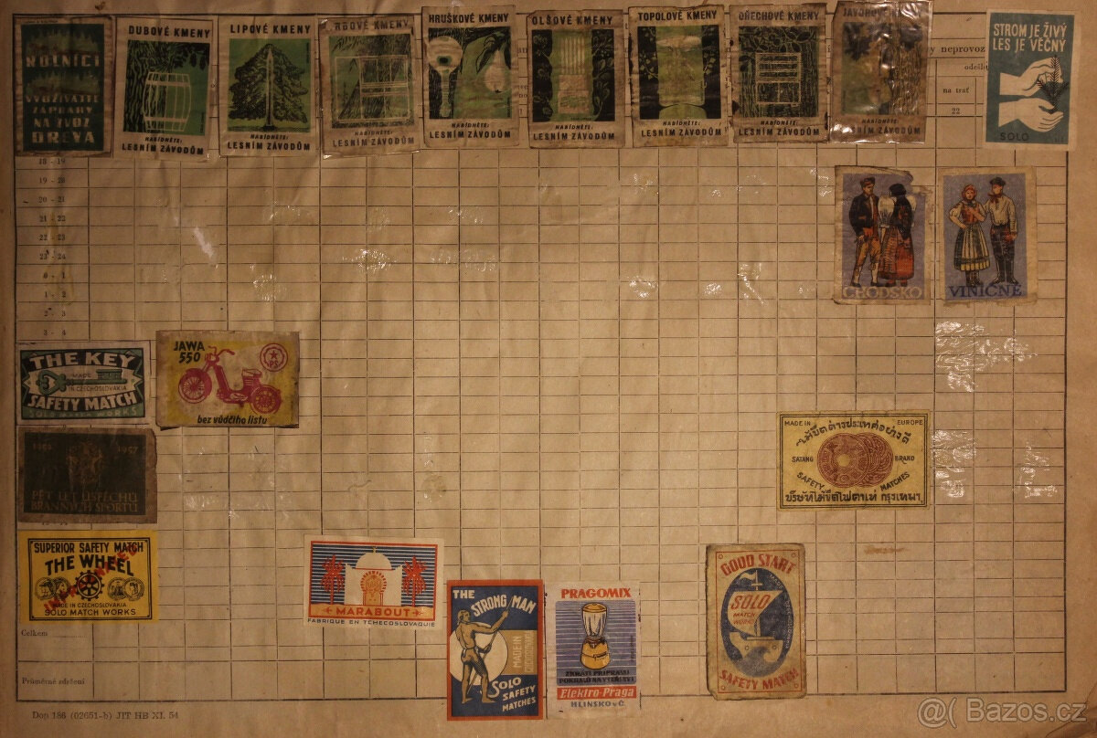 etikety krabiček sirek - 13