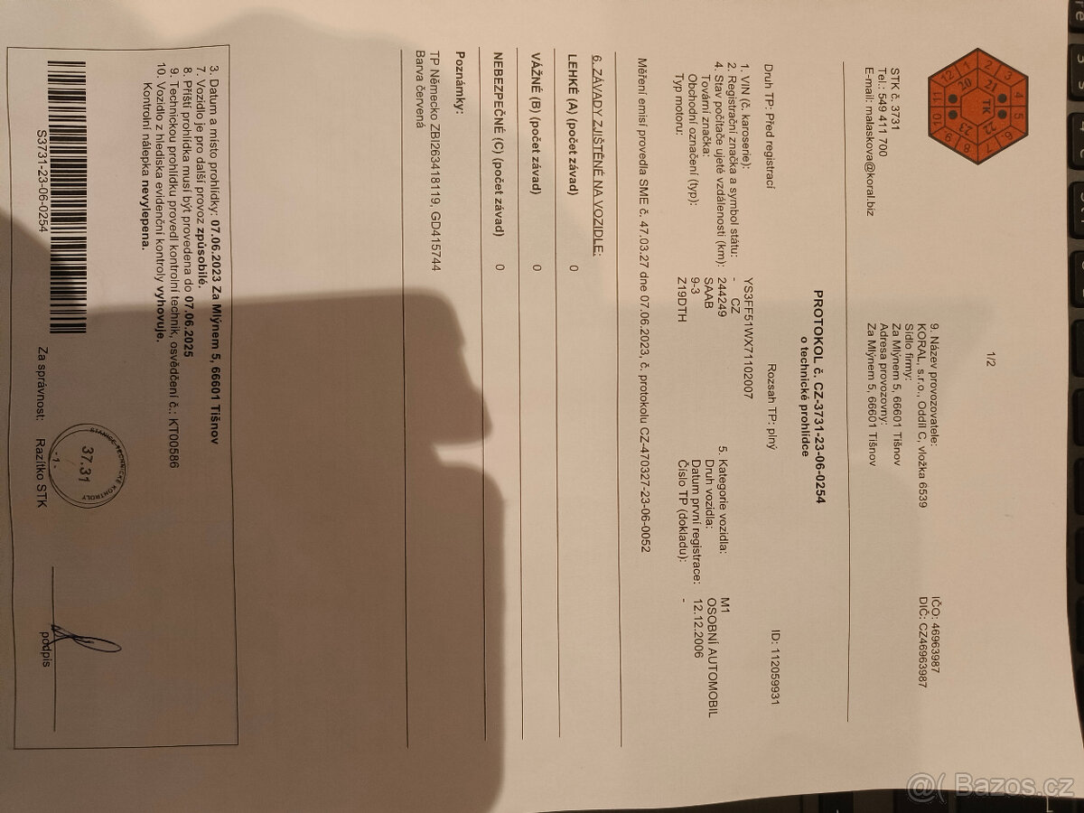 Saab 9-3 kombi 1.9 TiD - 13