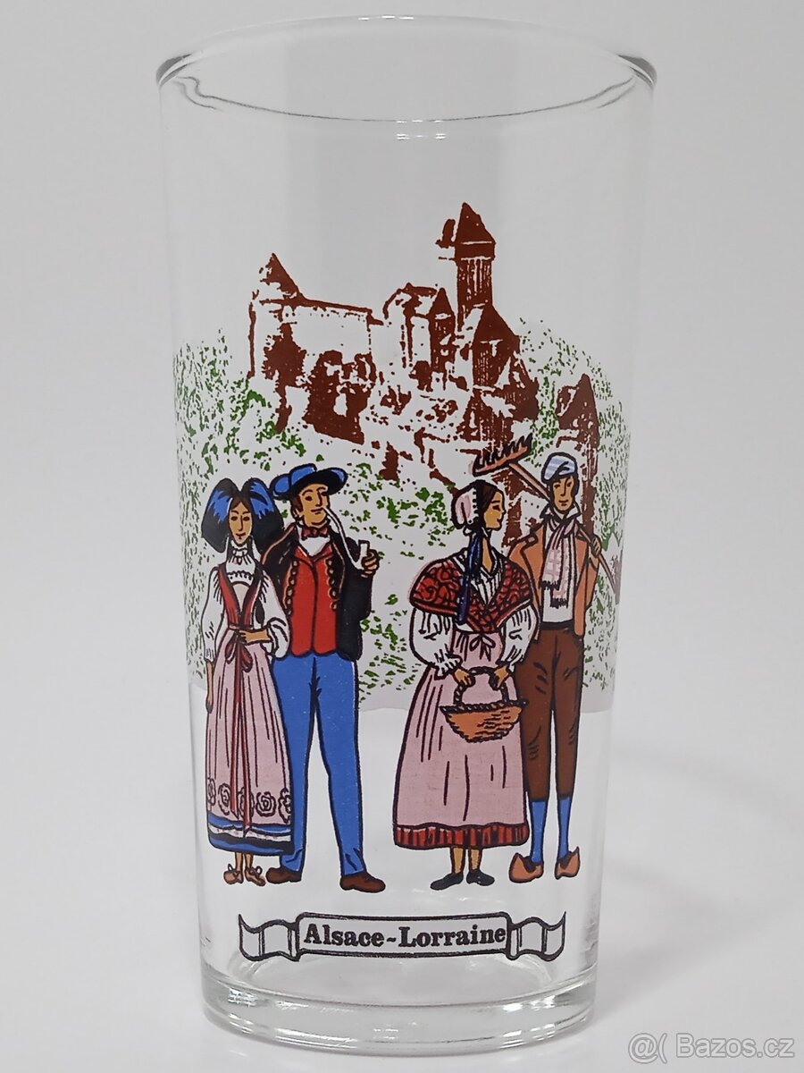 6x Sklenice od francouzské retro hořčice - 13