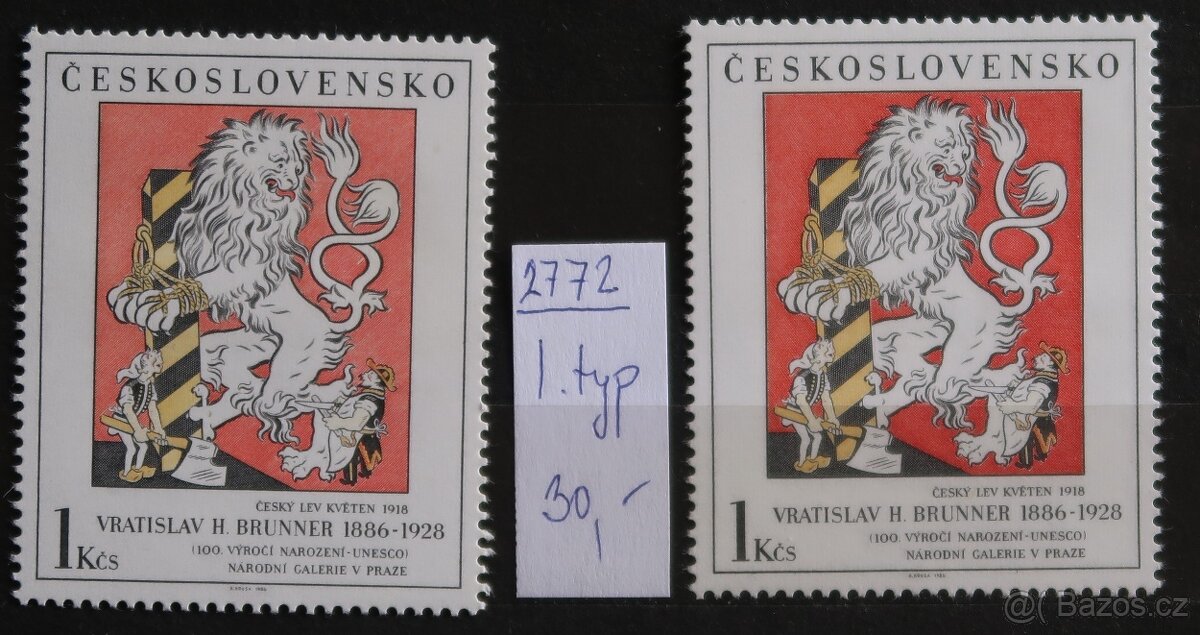 Známky Československo II – G - 13