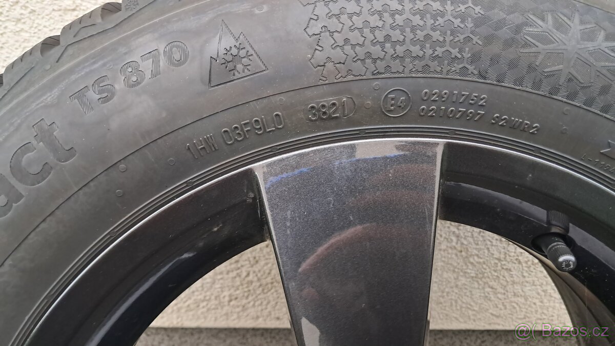 Prodám original zimní alukola Škoda 185 65 15 5x100 - 13