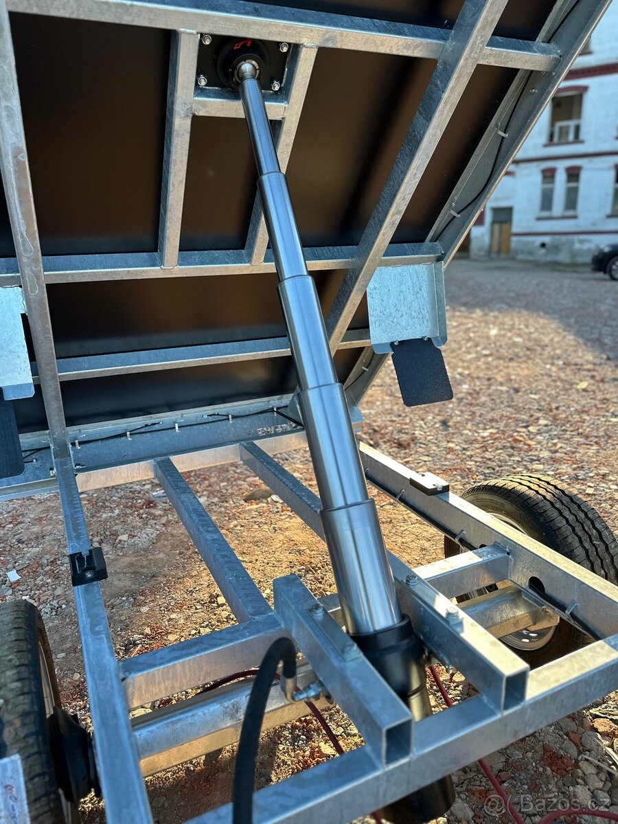 Přívěs Gewe P3500 F/3, Jednostranný sklopný elektrický - 13