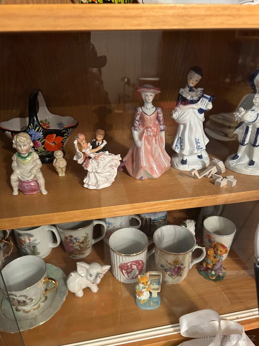 Chodský porcelán a různé sklo - 13