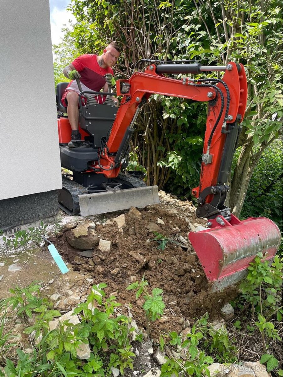 Výkopové práce minibagrem - 13