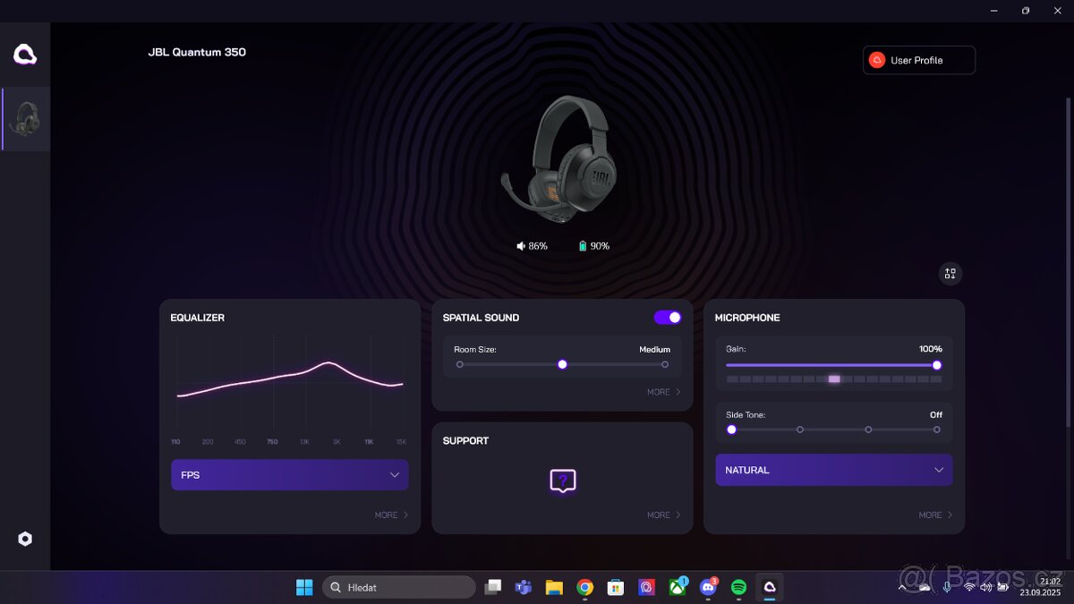 JBL Quantum 350 Wireless - 13