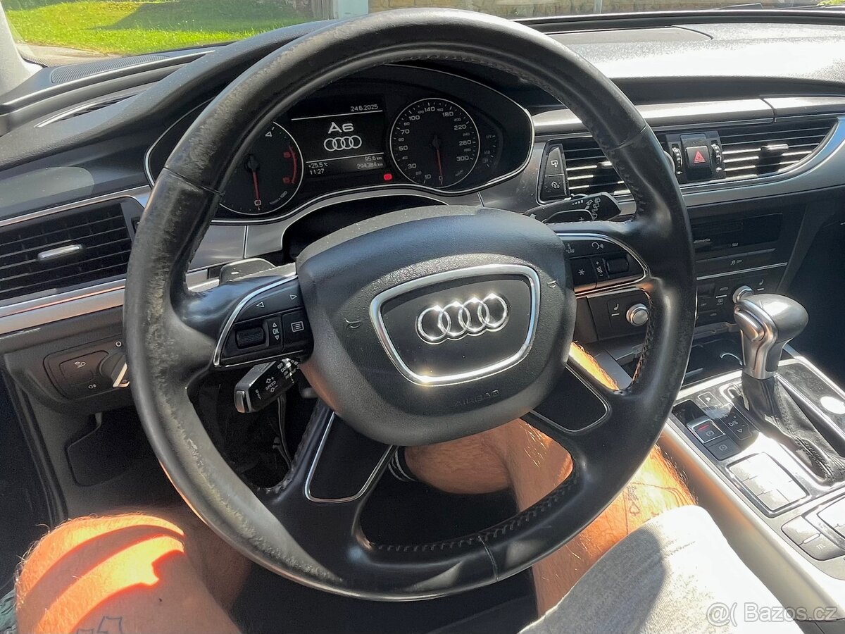 Přední+zadní sedadla AUDI A6 C7 Avant vyhřívané, top stav - 13