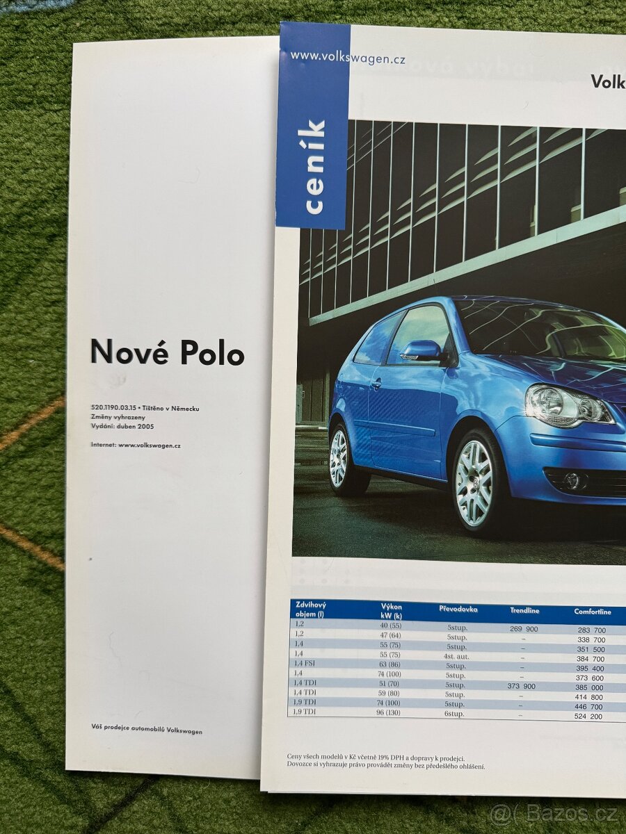 VW Polo prospekty a dílenské příručky - 13