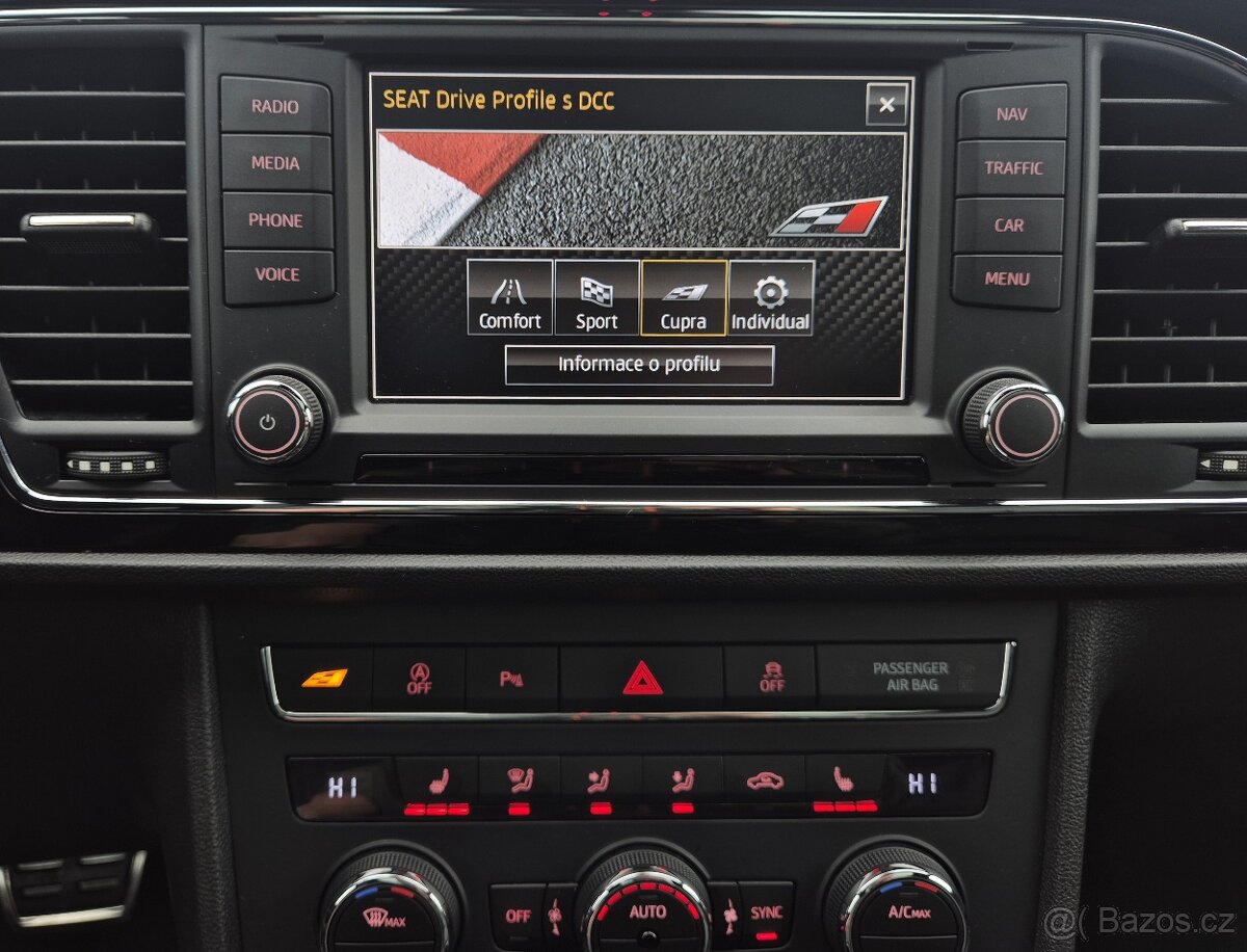 SEAT LEON CUPRA 290⭐ LED PANORAMA SEAT SOUND TOP STAV ALU19´ - 13