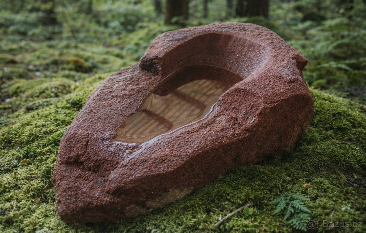 Kamenná pítka do zahrad - 13