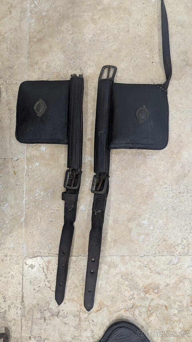 Prodám párové postroje do kočáru s chomouty - 13