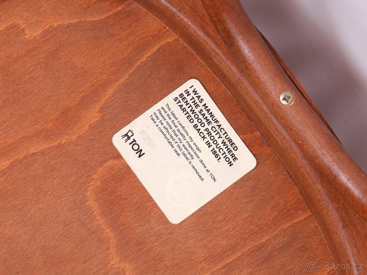 Populární bukové židle TON, 10 kusů. - 13