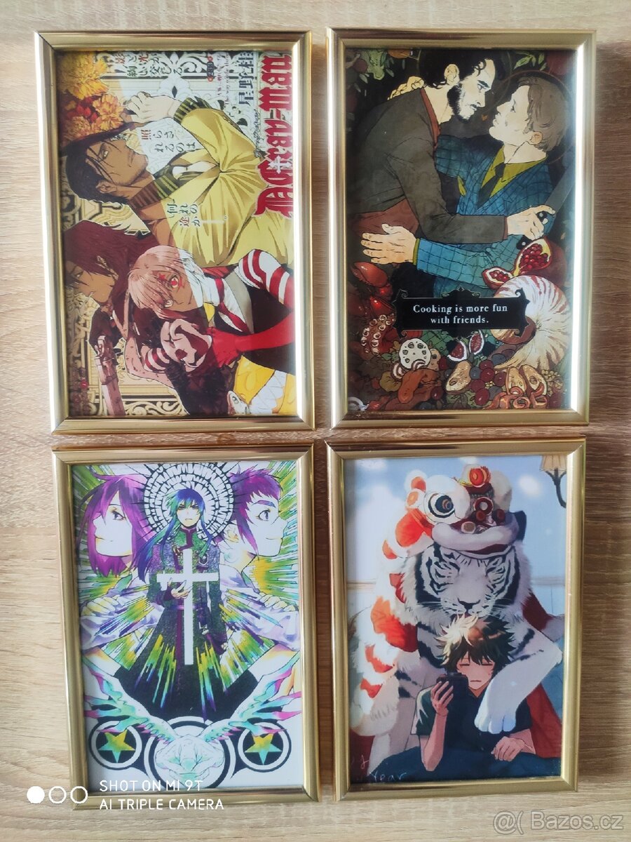 Sbírka Anime 42 ks obrázků v rámečku - 13