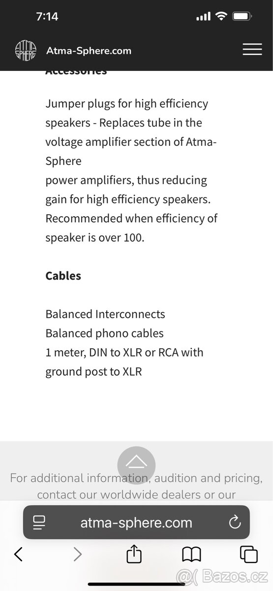 HI END. ATMASPHERE. M1. OTL. AMPLIFIERS. USA - 13