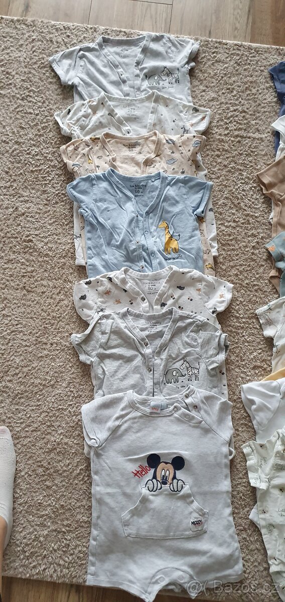 Dětské teplé oblečení- velikost 62-80 - 13