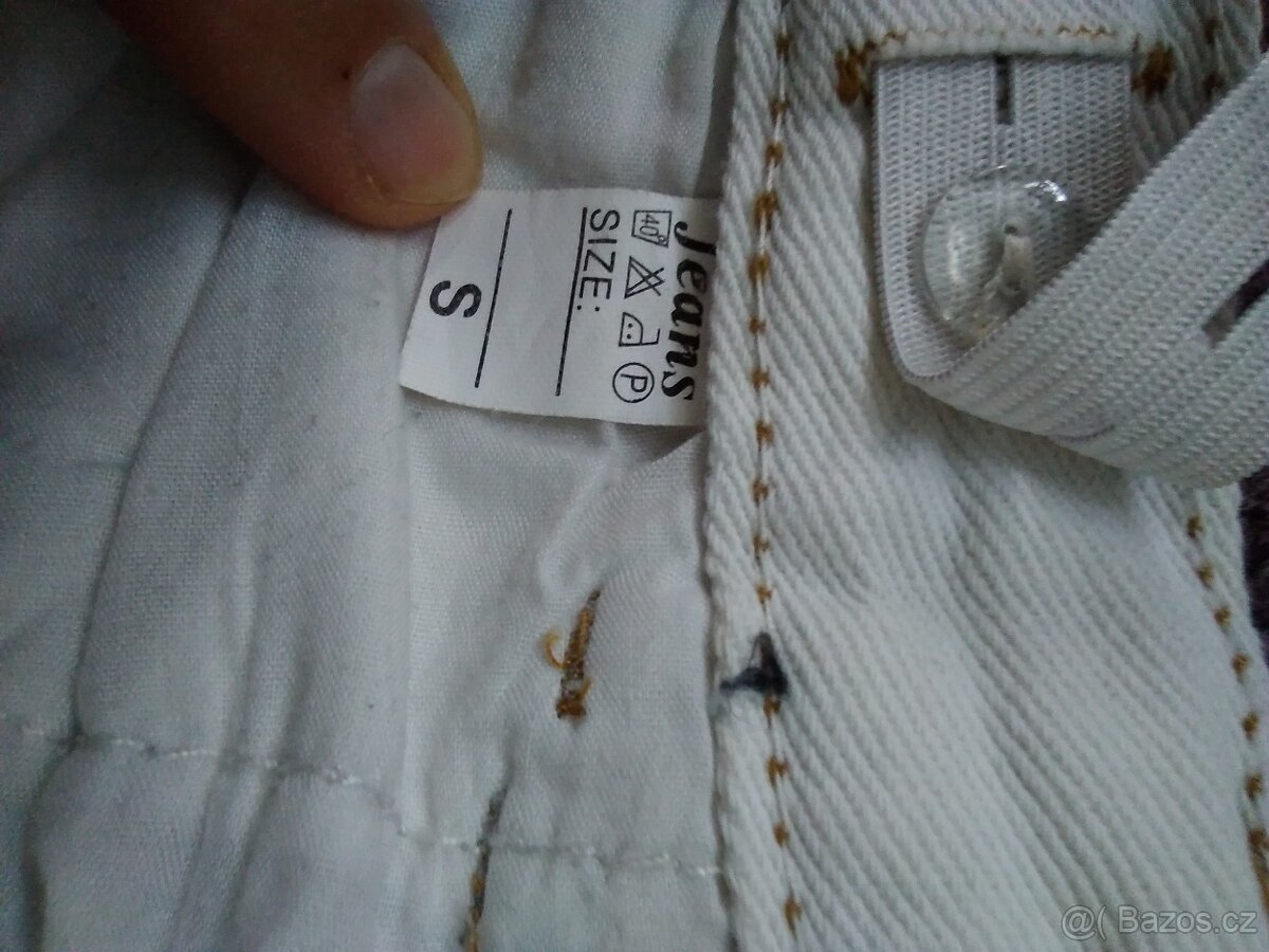 Dámské džíny modré na štíhlou postavu. - 13