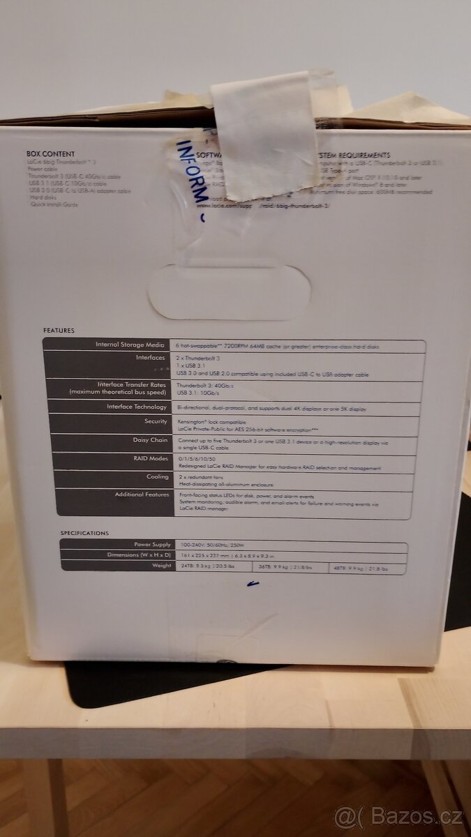 NAS LaCie 6Big Thunderbolt3 24TB - 13