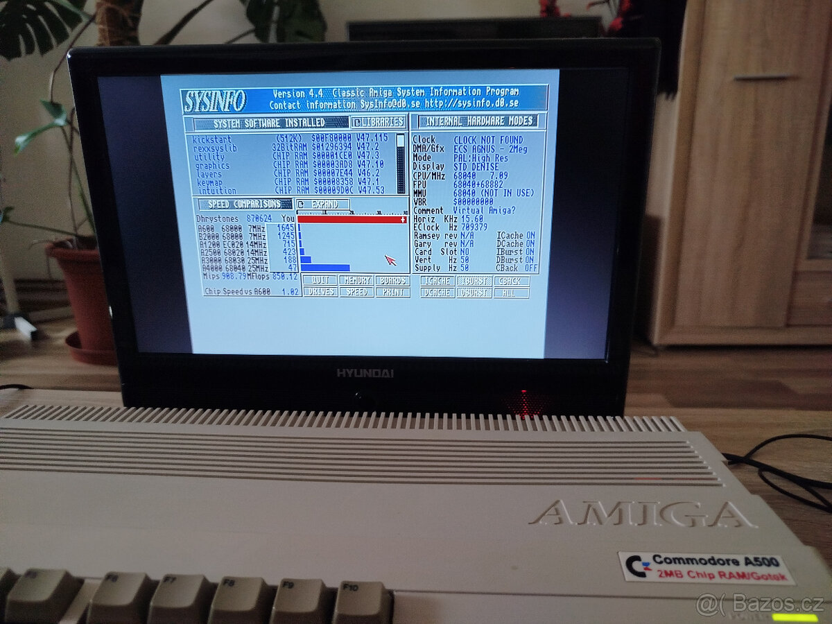 Amiga 500 2MB CHIP RAM + PISTORM + GOTEK - 13
