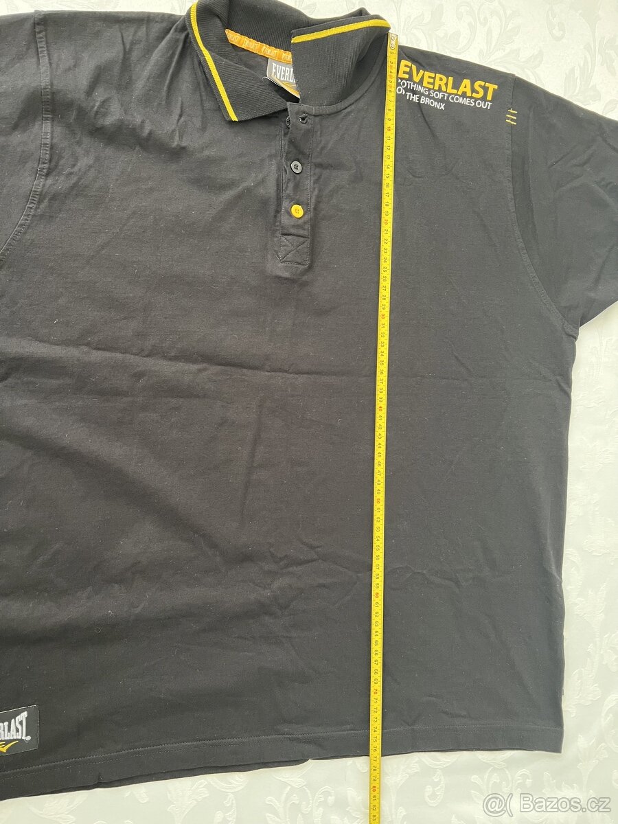 Everlast - páns. nové krásně černé polo tričko – XL - 13