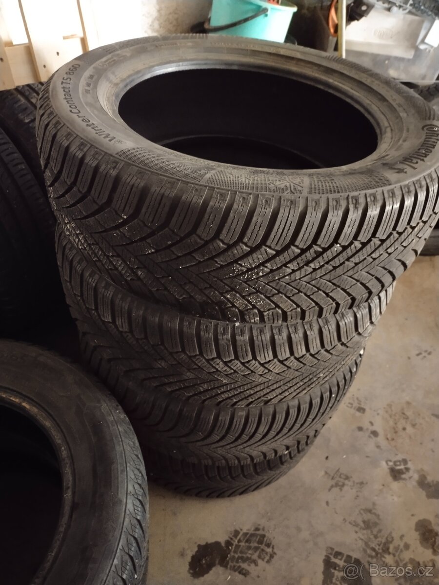 Prodám zimní pneu 205/55/16 se vzorkem 4,5 mm az 6,5 mm. - 13