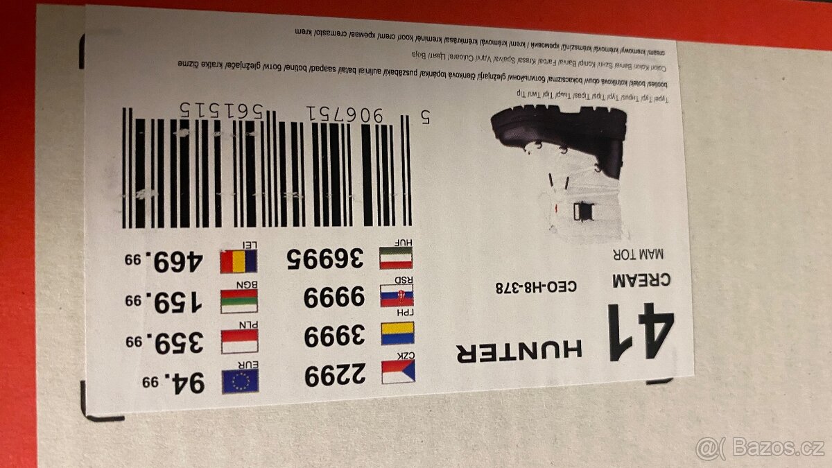 Hunter snehule 41 - 13