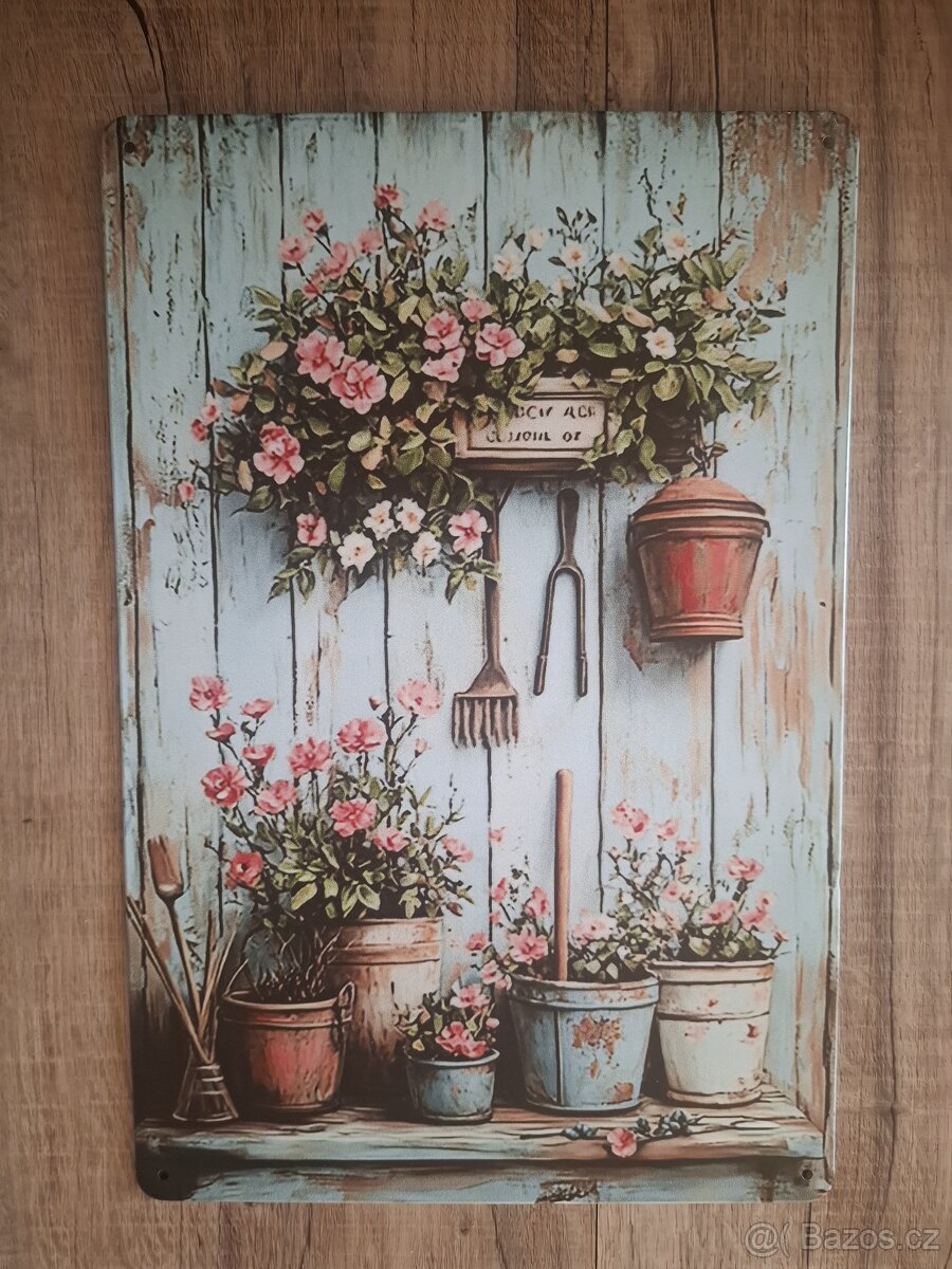 Plechová cedule 20x30cm více druhů - 13
