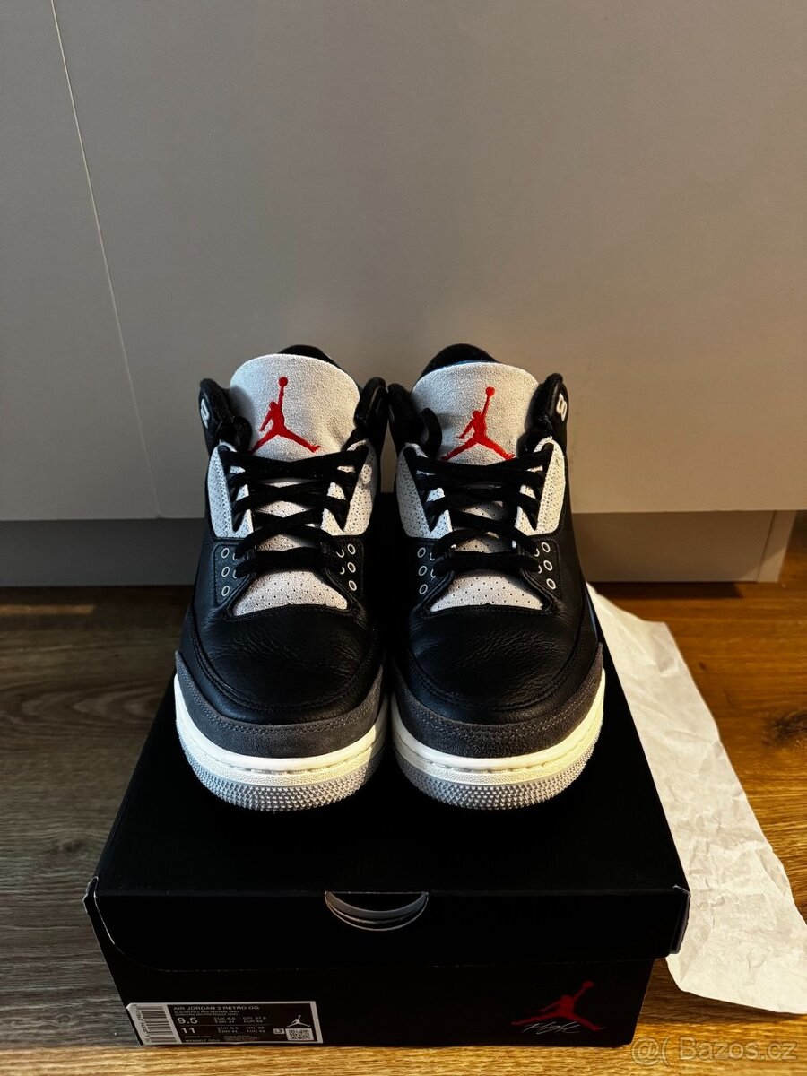 Originální tenisky Air Jordan 3 Retro OG Rare Air / EU 43 - 13
