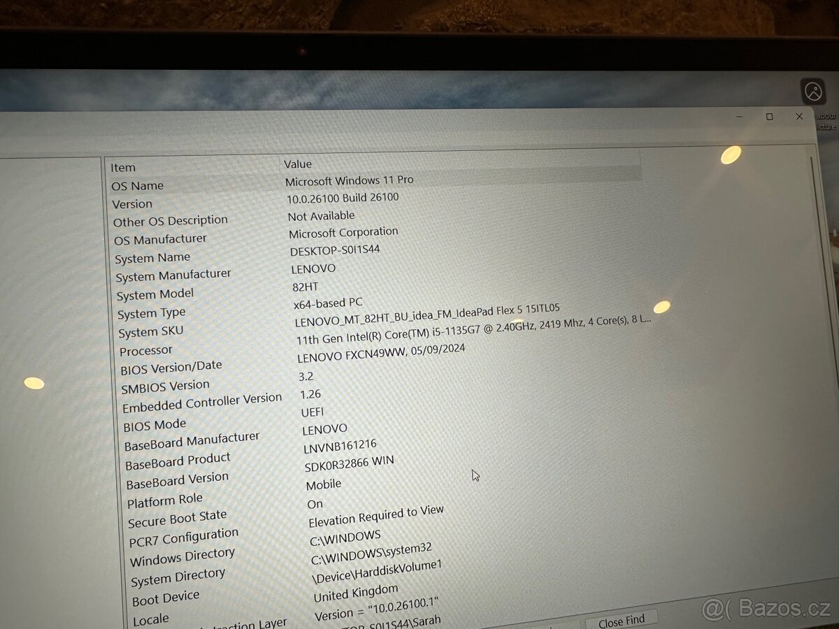 Lenovo IdeaPad Flex 5 15ITL05 i5-1135G7 8GB RAM 256GB SSD - 13