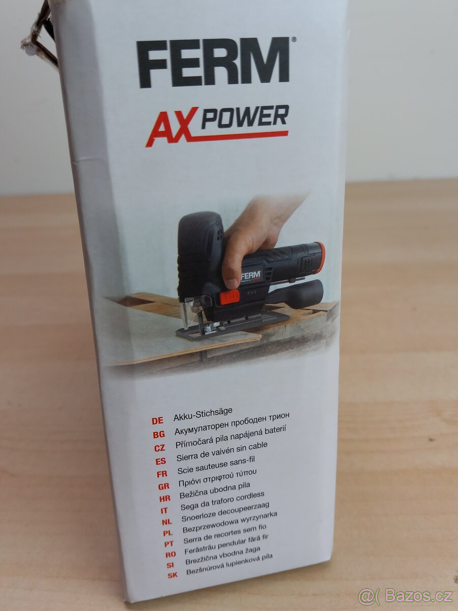 Akumulátorová přímočará pila FERM JSM 1046 - 13