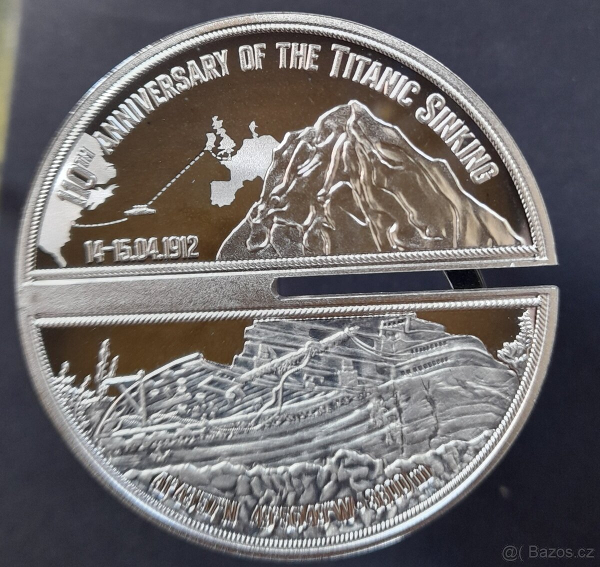 Unikátní stříbrná 3D mince Titanic - 13