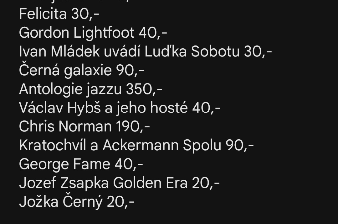 LP vinylová, gramofonová deska - 13