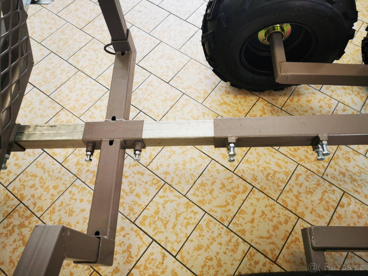 Vozík za čtyřkolku černý - 13