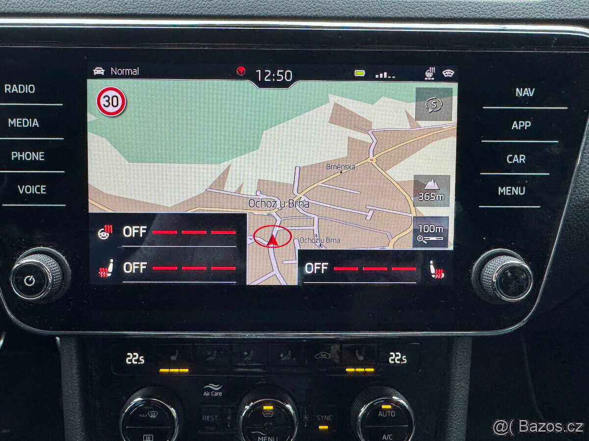 SUPERB 2.0TDI 110kW SPORTLINE ACC NAVI LED KAMERA ČR DPH - 13