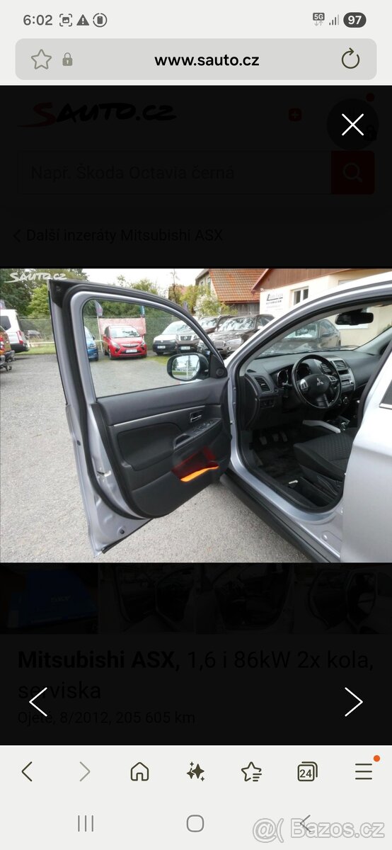 ASX 1.6 benzín 86kw 2012 - 13